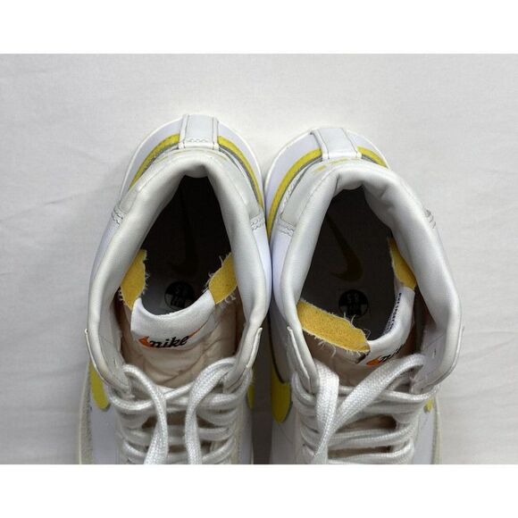 Nike Blazer Mid '77 Vintage BQ6806-101 Opti Yellow White Shoes Men’s Size 8.5 - Picture 10 of 10